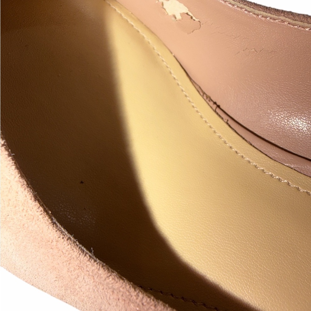 Marc Fisher Blush Suede Block Heel Pumps - Picture 5 of 8